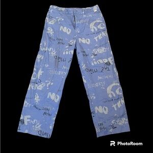 Lavender Urban Outfitters Graffiti pants Sz Lg